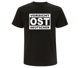 Vorsicht Ostdeutscher - Männer T-Shirt - schwarz