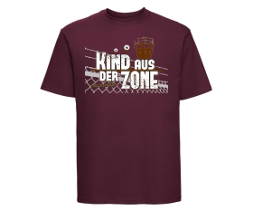 Kind aus der Zone - Männer T-Shirt - burgundy