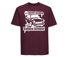 Vom Osten lernen heißt siegen lernen - Männer T-Shirt - burgundy