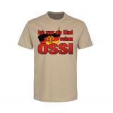 Ich war als Kind schon Ossi - Männer T-Shirt - beige
