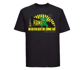 Im Osten geht die Sonne auf - Männer T-Shirt - schwarz