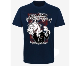 Das Leben ist kein Ponyhof - Männer T-Shirt - navy