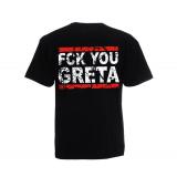 Fuck you Greta Logo - Männer T-Shirt