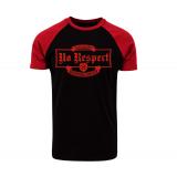 No Respect - Lass krachen - Männer Raglan T-Shirt - rot/schwarz