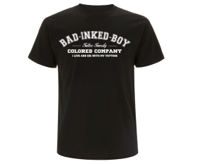 Bad inked boy Tattoo Family - Männer T-Shirt - schwarz