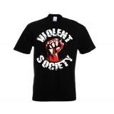 Violent Society - Faust - Männer T-Shirt