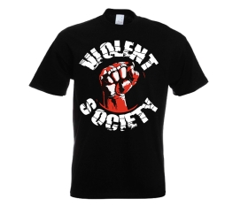 Violent Society - Faust - Männer T-Shirt