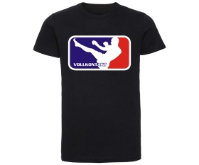 Full Contact League - Vollkontakt - Männer T-Shirt - schwarz