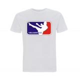 Full Contact League - Vollkontakt - Männer T-Shirt - weiß
