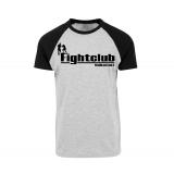Fight Club - Vollkontakt - Männer Raglan T-Shirt - schwarz/grau