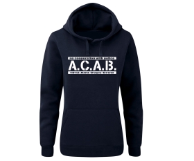 ACAB - No Cooperation with Police - Frauen Kapuzenpullover - navy