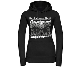 Hat Euch Mutti wieder alle gleich angezogen? - Frauen Kapuzenpullover - schwarz