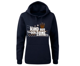 Kind aus der Zone - Frauen Kapuzenpullover - navy