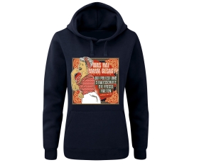 Was hat Mama gesagt - Frauen Kapuzenpullover - navy