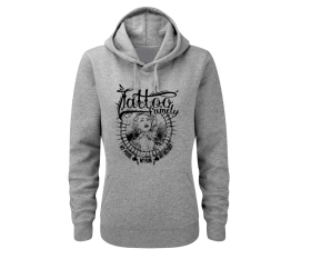 Pride Pain History - Tattoo Family - Frauen Kapuzenpullover - grau-meliert