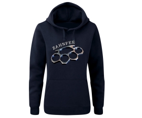 Zahnfee Deluxe - Frauen Kapuzenpullover - navy