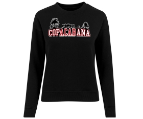 Copacabana - rot-weiß - Frauen Pullover - schwarz