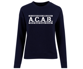 ACAB - No cooperation with Police - Frauen Pullover - navy