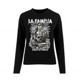 La Familia - Salute mi familia - Frauen Pullover - schwarz