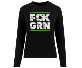 FCK GRN - Frauen Pullover - schwarz