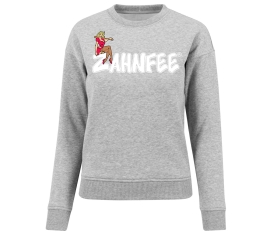 Zahnfee Keule - Frauen Pullover - grau-meliert