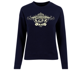 Zahnfee Krone - Frauen Pullover - navy