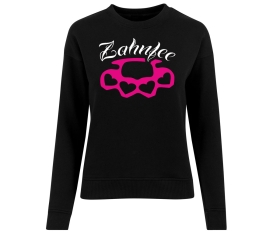 Zahnfee Herzenring - Frauen Pullover - schwarz