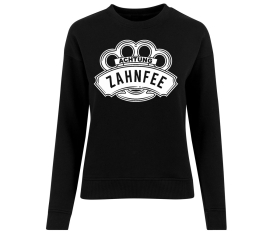 Achtung Zahnfee - Frauen Pullover - schwarz