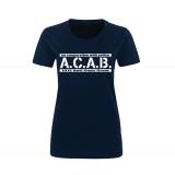 ACAB - No cooperation with Police - Frauen Shirt - navy