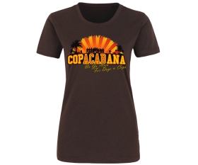 Copacabana - No go Area for Dogs and Cops - Frauen Shirt - braun