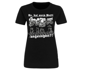 Na, hat euch Mutti wieder - Frauen Shirt - schwarz