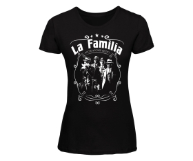 La Familia - Money Power Respect - Frauen Shirt - schwarz