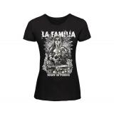 La Familia - Salute mi familia - Frauen Shirt - schwarz