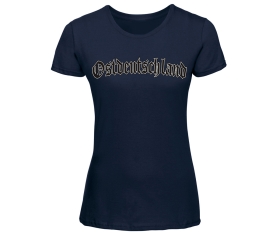 Ostdeutschland Logo - Frauen Shirt - navy