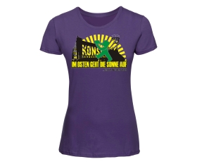 Im Osten geht die Sonne auf - Frauen Shirt - lila