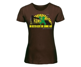 Im Osten geht die Sonne auf - Frauen Shirt - braun