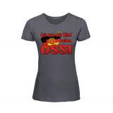 Ich war als Kind schon Ossi - Frauen Shirt - grau
