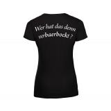 ACAB - Wer hat das denn verbaerbockt - Frauen T-Shirt - schwarz