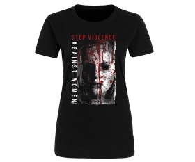 Stop Violence against Women - Frauen T-Shirt - schwarz