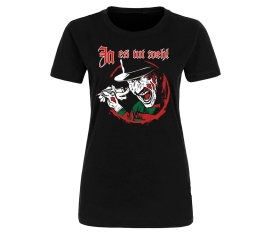 Tattoo Family - Ja es tut weh - Freddy - Frauen T-Shirt - schwarz