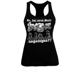 Hat Euch Mutti wieder alle gleich angezogen? - Frauen Tank Top - schwarz