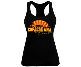 Copacabana - No go Area for Dogs and Cops - Frauen Tank Top - schwarz