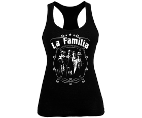 La Familia - Money Power Respect - Frauen Tank Top - schwarz