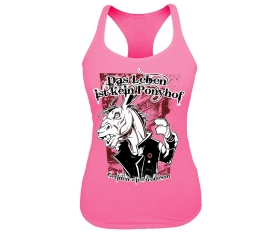 Das Leben ist kein Ponyhof - Frauen Tank Top - rosa