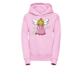 Zahnfee Logo Kinder Kapuzenpullover rosa