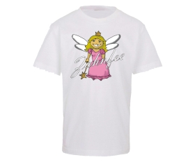 Zahnfee Logo Kinder T-Shirt weiß