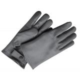 BW Leder Handschuhe grau