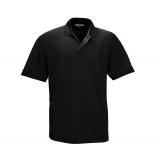 Männer Polo Shirt Quick Dry schwarz