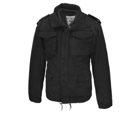 M65 Feldjacke Vintage Style schwarz