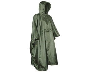 Regenponcho Rip Stop oliv